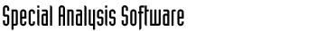 Special Analysis Software